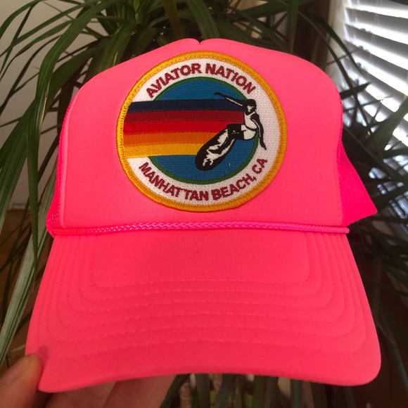 Hot Pink Aviator Nation Hat Hot Pink Aviator Nation Caps Baseball